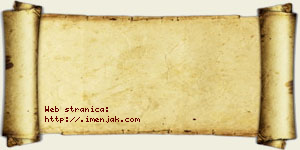 Snežana Kalinić vizit kartica